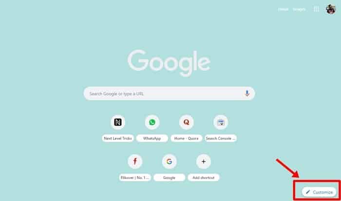 Set A Custom Background to New Tabs in Google Chrome