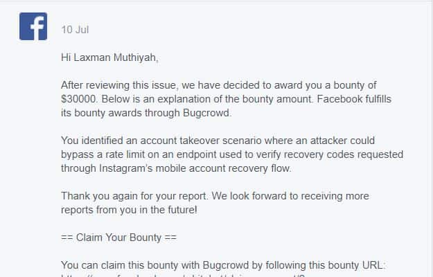 Instagram Bug Bounty