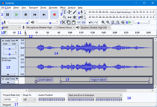 and open source audio editor