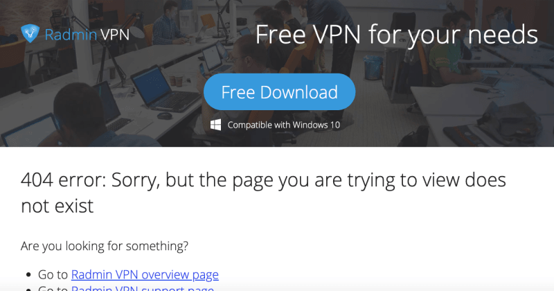 VPN de Radmin