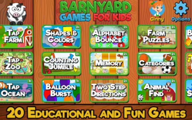 Barnyard Games For Kids Free