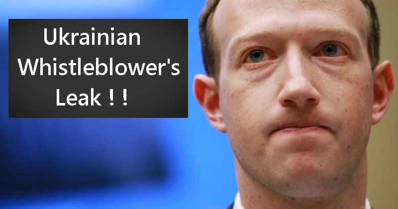 Facebook to Take Steps Against Ukrainian Whistleblower's Leak: Zuckerberg