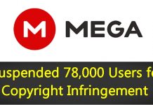 Mega.nz Has Suspended 78,000 Users For Copyright Infringement
