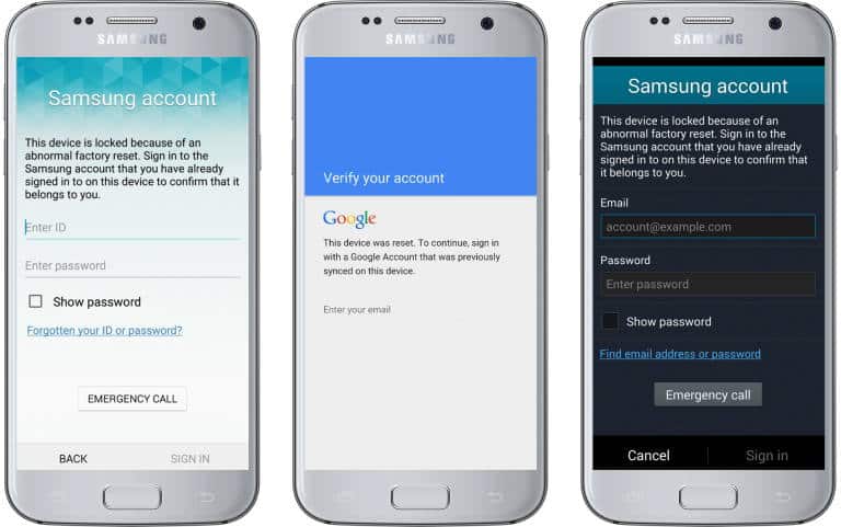 Samsung Reactivation LockFRP Removal Service