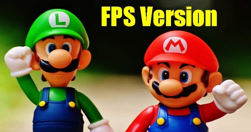 A Man Transformed Super Mario Bros into FPS Version Game for a Challenge