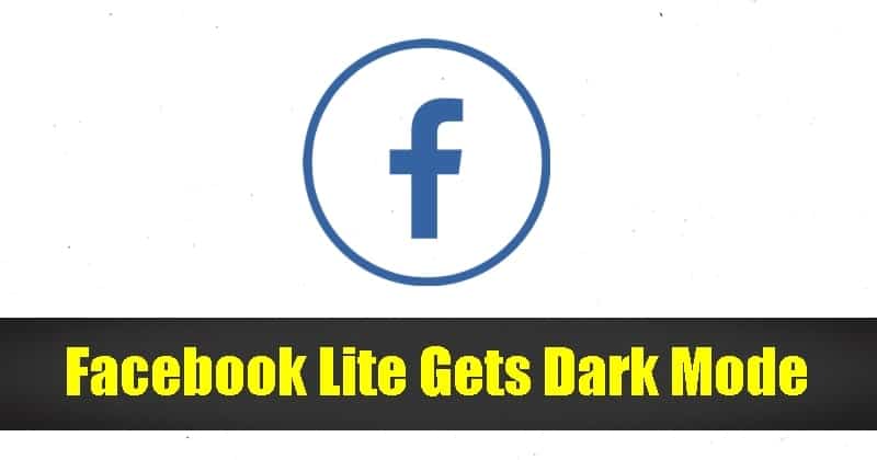 Facebook Lite Gets Dark Mode