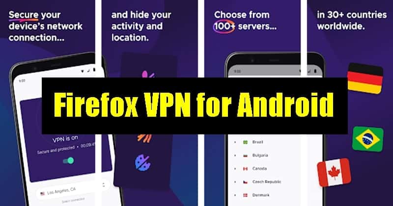 Mozilla Launches Firefox VPN for Android Users