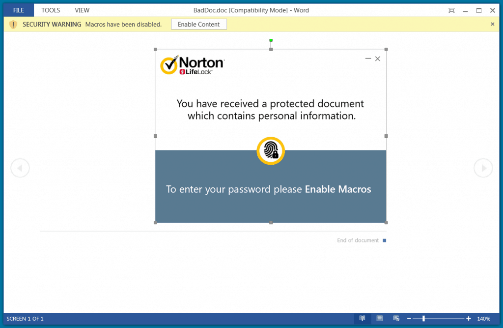 norton security email scam
