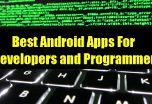 Best Android Apps For Developers and Programmers