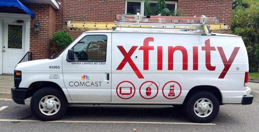 Comcast Xfinity Hotspot Van