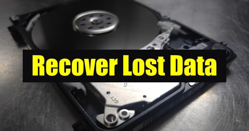 Recover Lost Data with EaseUS Data Recovery