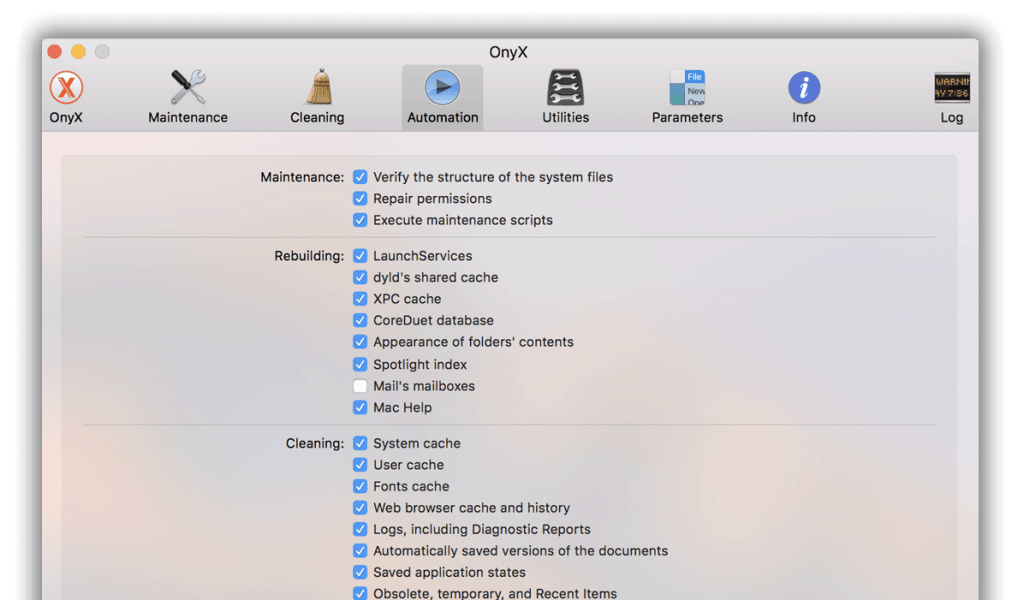 programs like onyx for mac