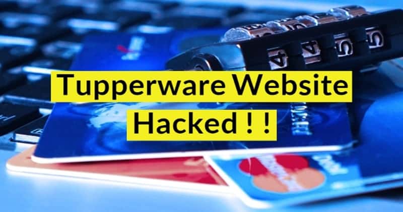 Tupperware website hacked