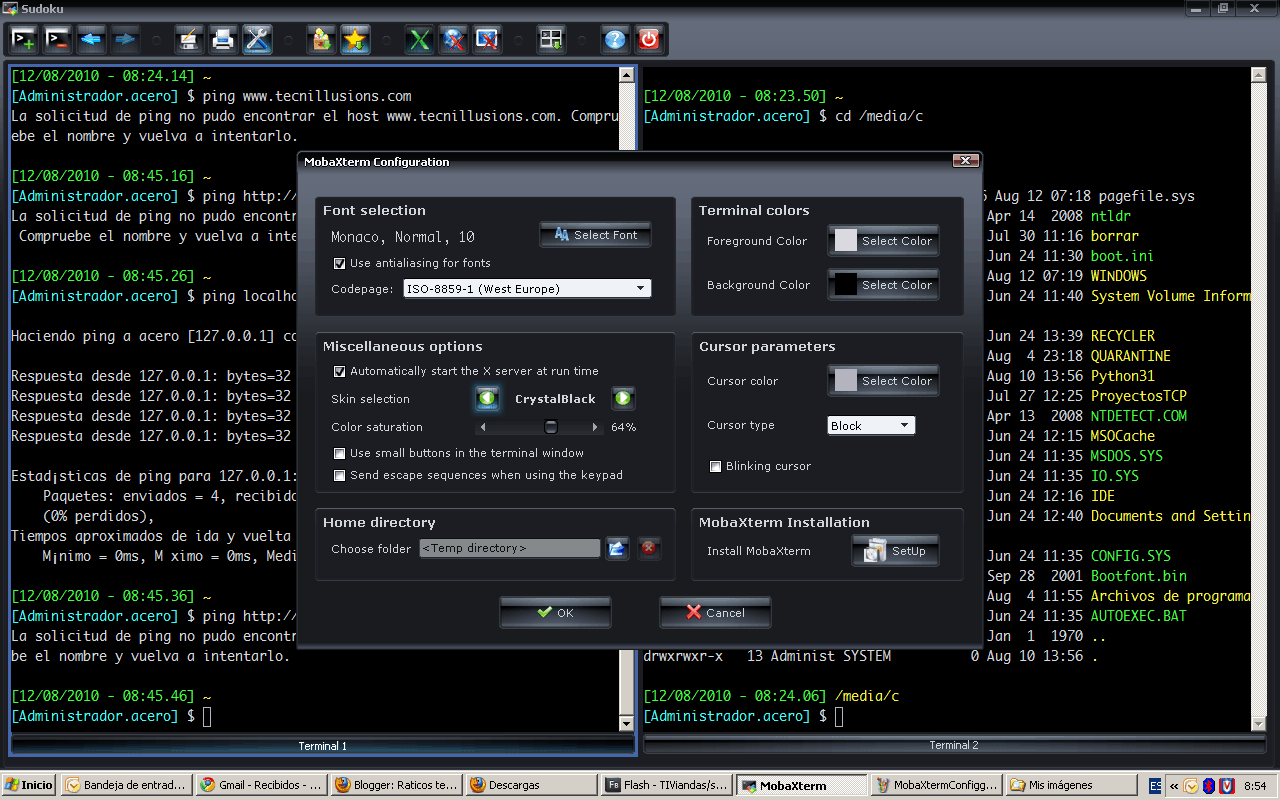 mobaxterm linux