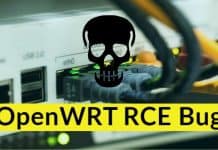 OpenWRT RCE Bug