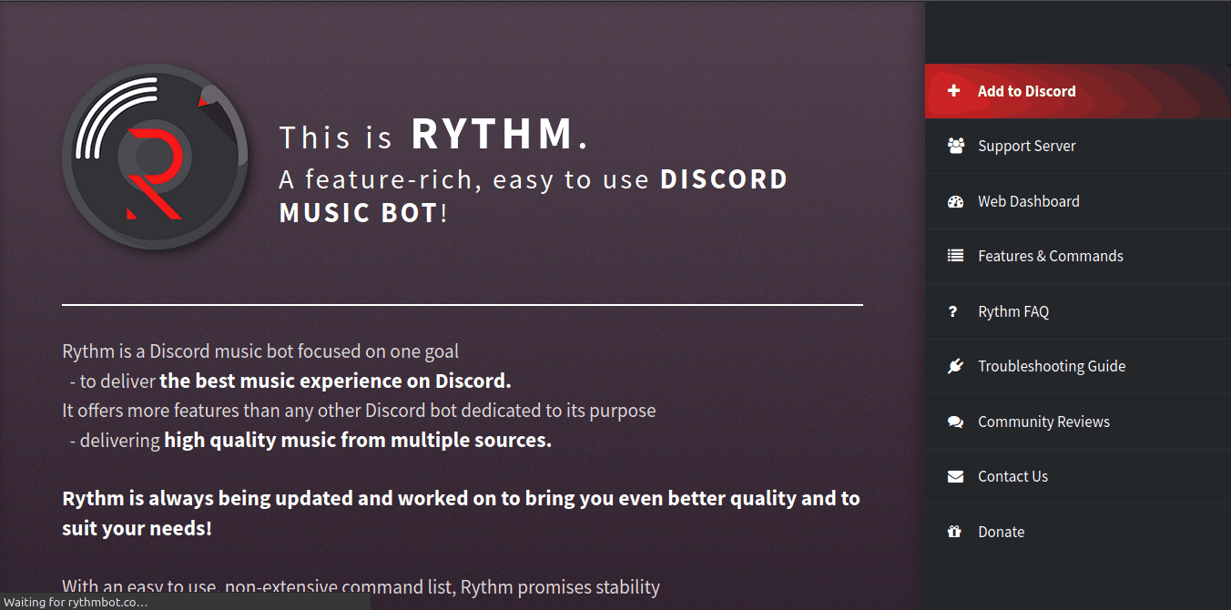 Rhythm Discord