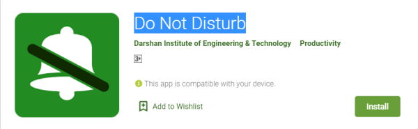 Do Not Disturb by Dars