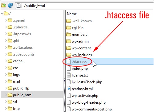 Check out for .htaccess file