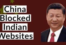 China Blocks Indian Websites