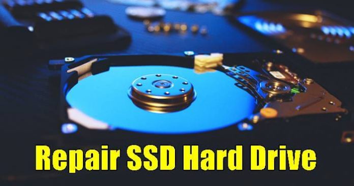 Check & Repair SSD Hard Disk