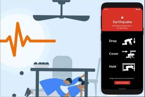 Earthquake detection alert system