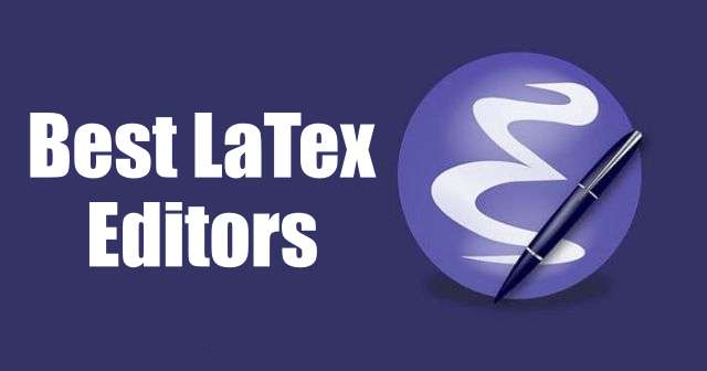 Latex editors to use
