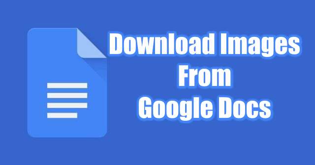 Download Images from google docs