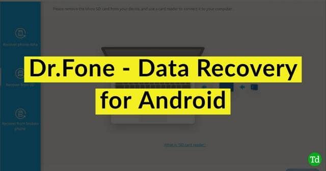 Dr.Fone - Data Recovery