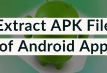 Extract APK File of Android App