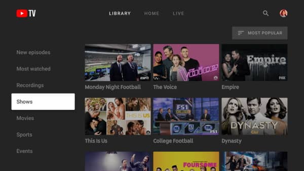 YouTube Added 4,000 TV Shows to its Free Library in the US