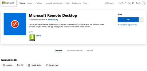 microsoft remote desktop 2.7