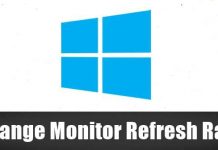 Change Monitor Refresh Rate