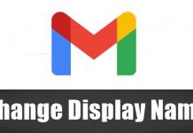 Change Your Display Name on Gmail