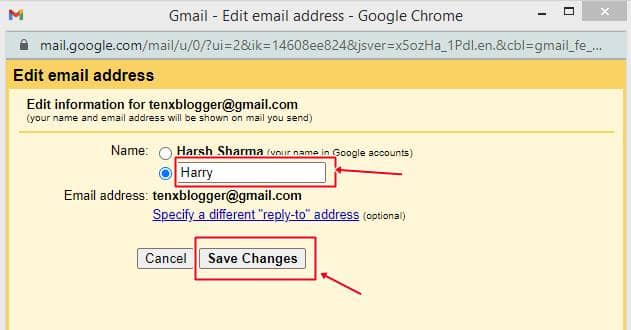 How to Change Your Display Name on Gmail Account - 58