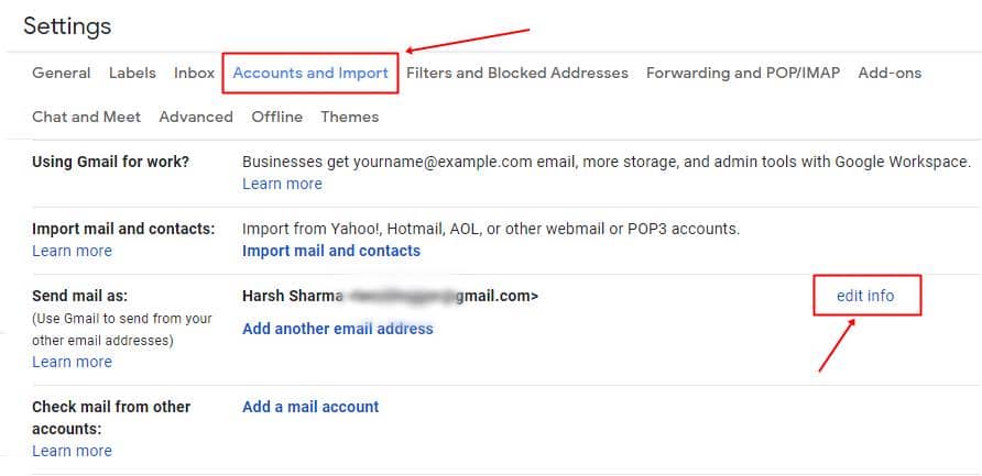 How to Change Your Display Name on Gmail Account - 96