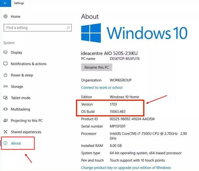 How to Check Windows 10 Version and Build on Your Computer - 13