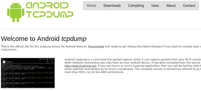 Android Tcpdump