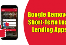 Google Removed Short-Term Loan Lending Apps