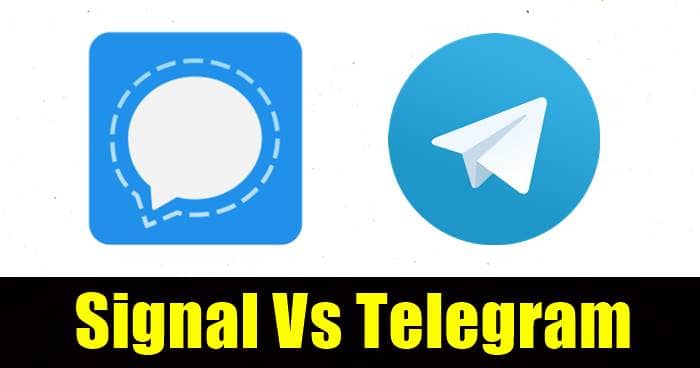 Signal vs telgram