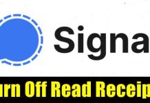 Turn Off Read Receipts in Signal