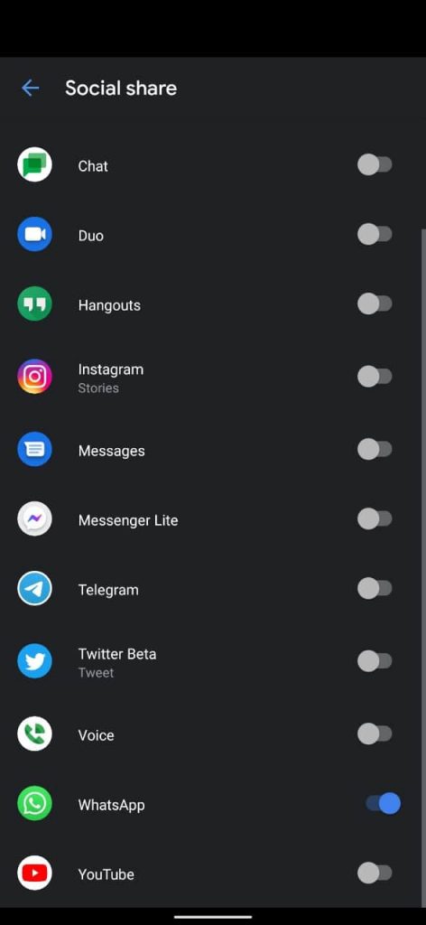 WhatsApp v2.20 when it is available in Social Share
