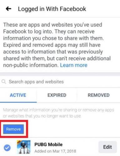 How to Remove Third Party App Access From Facebook App - 38