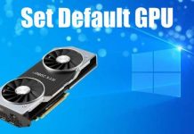 Set Default GPU Apps