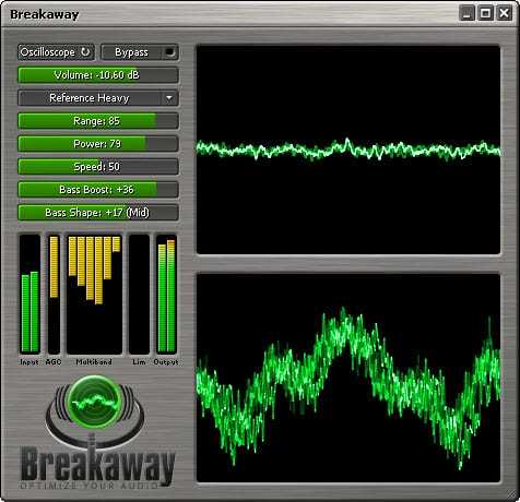 Breakaway audio enhancer