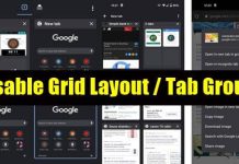 How to Disable Grid Layout / Tab Groups in Chrome for Android