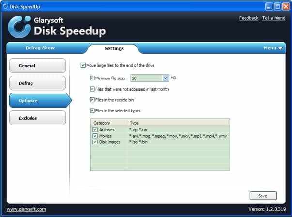 GlarySoft Disk Speedup