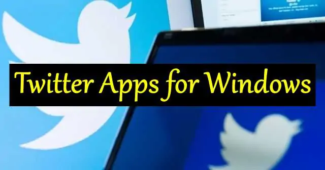 Twitter apps for Windows
