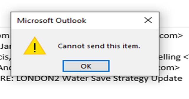 Microsoft Fixed the 'Cannot send this item' Error in Outlook For PC