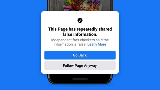 Facebook Will Now Warn Users and Downrank Posts Spreading Misinformation