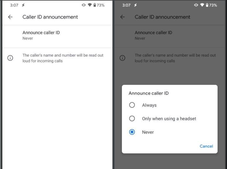 Google Phone App Can Now Announce the Caller Name